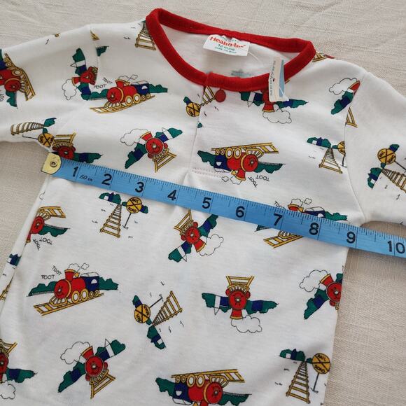 Vintage Healthtex Trains Long Sleeve 12 months - Picture 4 of 5